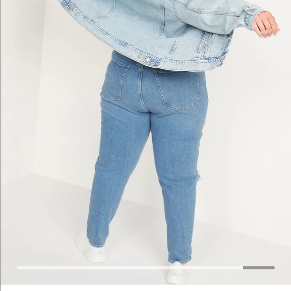 NWT Old Navy Higher High-Waisted O.G. Straight
Ripped Jeans - Picture 2 of 15